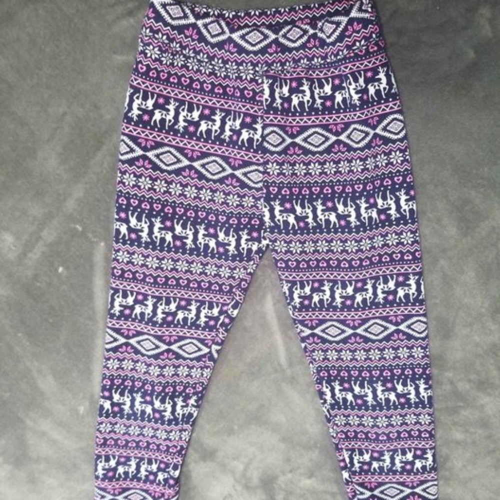 Girls Fleece Lined Leggings